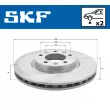 Jeu de 2 disques de frein avant SKF VKBD 80090 V2 - Visuel 2