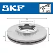 Jeu de 2 disques de frein avant SKF VKBD 80123 V1 - Visuel 2