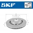 Jeu de 2 disques de frein avant SKF VKBD 80127 V2 - Visuel 2
