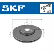 Jeu de 2 disques de frein avant SKF VKBD 80128 V1 - Visuel 2