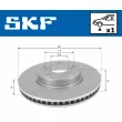Jeu de 2 disques de frein avant SKF VKBD 80129 V1 - Visuel 2