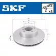 Jeu de 2 disques de frein avant SKF VKBD 80138 V1 - Visuel 2