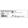 Jeu de 2 disques de frein avant SKF VKBD 80160 V2 - Visuel 3