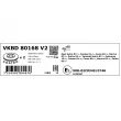 Jeu de 2 disques de frein avant SKF VKBD 80168 V2 - Visuel 3
