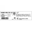 Jeu de 2 disques de frein avant SKF VKBD 80170 V2 - Visuel 3