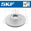 Jeu de 2 disques de frein avant SKF VKBD 80179 V1 - Visuel 2