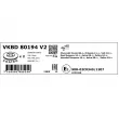 Jeu de 2 disques de frein avant SKF VKBD 80194 V2 - Visuel 3