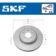 Jeu de 2 disques de frein avant SKF VKBD 80197 V1 - Visuel 2