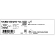 Jeu de 2 disques de frein avant SKF VKBD 80197 V1 - Visuel 3