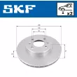 Jeu de 2 disques de frein avant SKF VKBD 80212 V2 - Visuel 2