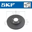 Jeu de 2 disques de frein avant SKF VKBD 80241 V2 - Visuel 2