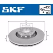 Jeu de 2 disques de frein avant SKF VKBD 80242 V1 - Visuel 2