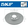 Jeu de 2 disques de frein avant SKF VKBD 80244 V2 - Visuel 2