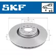 Jeu de 2 disques de frein arrière SKF VKBD 80254 V1 - Visuel 2