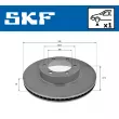 Jeu de 2 disques de frein avant SKF VKBD 80259 V1 - Visuel 2