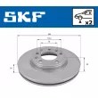 Jeu de 2 disques de frein avant SKF VKBD 80275 V2 - Visuel 2