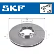 Jeu de 2 disques de frein avant SKF VKBD 80279 V2 - Visuel 2