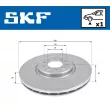Jeu de 2 disques de frein avant SKF VKBD 80294 V1 - Visuel 2