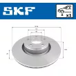Jeu de 2 disques de frein avant SKF VKBD 80305 V1 - Visuel 2