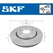 Jeu de 2 disques de frein avant SKF VKBD 80312 V1 - Visuel 2
