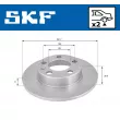 Jeu de 2 disques de frein arrière SKF VKBD 90023 S2 - Visuel 2