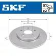 Jeu de 2 disques de frein arrière SKF VKBD 90026 S2 - Visuel 2