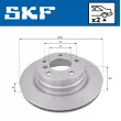 Jeu de 2 disques de frein arrière SKF VKBD 90031 V2 - Visuel 2