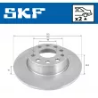 Jeu de 2 disques de frein arrière SKF VKBD 90041 S2 - Visuel 2