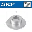 Jeu de 2 disques de frein arrière SKF VKBD 90048 S2 - Visuel 2