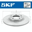 Jeu de 2 disques de frein arrière SKF VKBD 90087 S2 - Visuel 2