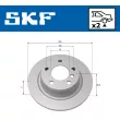 Jeu de 2 disques de frein arrière SKF VKBD 90107 S2 - Visuel 2