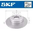 Jeu de 2 disques de frein arrière SKF VKBD 90151 S2 - Visuel 2