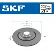 Jeu de 2 disques de frein arrière SKF VKBD 90161 V2 - Visuel 2
