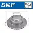 Jeu de 2 disques de frein arrière SKF VKBD 90182 V1 - Visuel 2