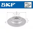 Jeu de 2 disques de frein arrière SKF VKBD 90202 S2 - Visuel 2