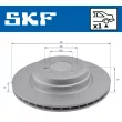 Jeu de 2 disques de frein arrière SKF VKBD 90232 V1 - Visuel 2