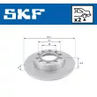 Jeu de 2 disques de frein arrière SKF VKBD 90234 S2 - Visuel 2