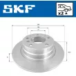 Jeu de 2 disques de frein arrière SKF VKBD 90237 S2 - Visuel 2
