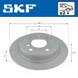 Jeu de 2 disques de frein arrière SKF VKBD 90248 S2 - Visuel 2