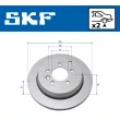 Jeu de 2 disques de frein arrière SKF VKBD 90316 V2 - Visuel 2