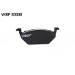 Jeu de 4 plaquettes de frein avant SKF VKBP 80008 - Visuel 3