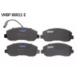 Jeu de 4 plaquettes de frein avant SKF VKBP 80011 E - Visuel 2