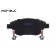 Jeu de 4 plaquettes de frein avant SKF VKBP 80022 - Visuel 3