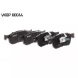 Jeu de 4 plaquettes de frein avant SKF VKBP 80044 - Visuel 2