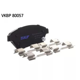 Jeu de 4 plaquettes de frein avant SKF VKBP 80057 A