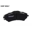 Jeu de 4 plaquettes de frein avant SKF VKBP 80067 - Visuel 3