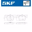 Jeu de 4 plaquettes de frein avant SKF VKBP 80103 - Visuel 2