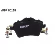 Jeu de 4 plaquettes de frein avant SKF VKBP 80118 - Visuel 3