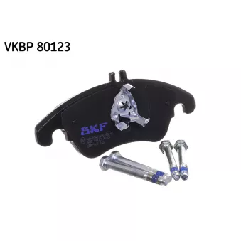 Jeu de 4 plaquettes de frein avant SKF VKBP 80123