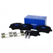 Jeu de 4 plaquettes de frein avant SKF VKBP 80128 A - Visuel 1